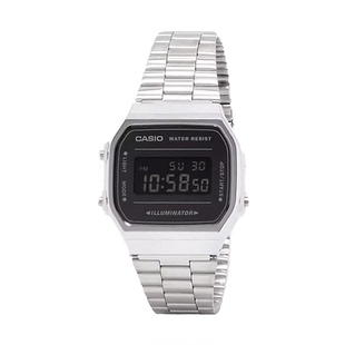 casio卡西欧手表男小银表2025新款小方块学生女款电子表A168WEM-1