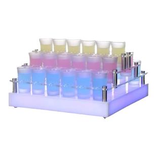 发光酒架斗酒酒具杯架洋酒子弹杯架b52子弹杯野格云吞鸡尾酒架子