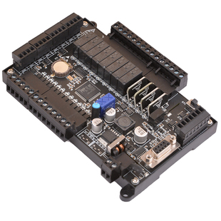 领控国产plc工控板ZK3U-24MR MT6AD2DA兼容三凌菱FX3U板式简易PLC