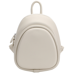 设计感小众双肩包真皮女士2025新款时尚小背包小型通勤轻便女包包