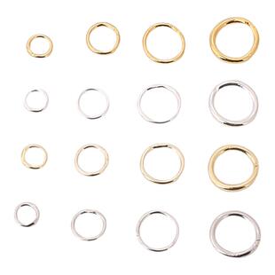 铜镀18k金无缝闭口圈配件diy手链收尾扣头连接环闭合圈保色配饰品