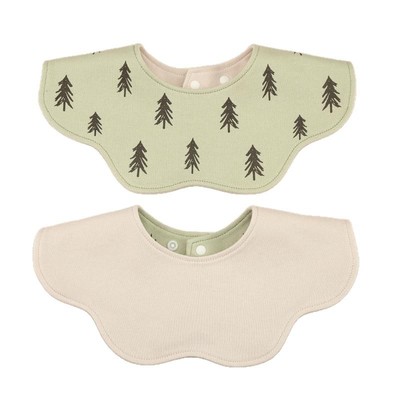 韩国ins婴儿围兜纯棉双面口水巾