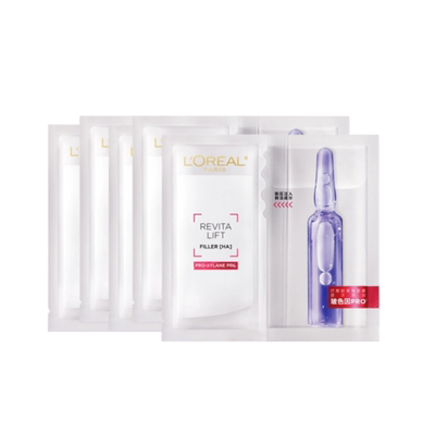 【自营】L＇oreal/欧莱雅【U先专享】水光安瓶鲜注精华面膜5片/组