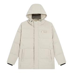 匹克中厚羽绒服男2025冬新款运动休闲防风抗寒保暖羽绒连帽外套男