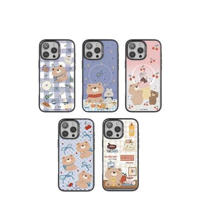 CASEBANGxx miiiiichan联名甜品小熊适用iPhone17ProMax/17Pro/16promax/16pro/15pro可拆磁吸新款苹果手机壳