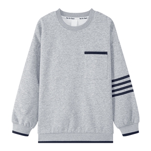 左西童装男童卫衣儿童圆领上衣春秋2026新款男孩中大童潮帅气春季