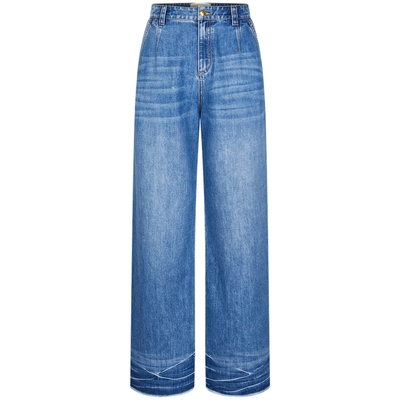 PORTSPURE女装夏季经典水洗设计感时尚直筒牛仔裤RT7P204UDD019