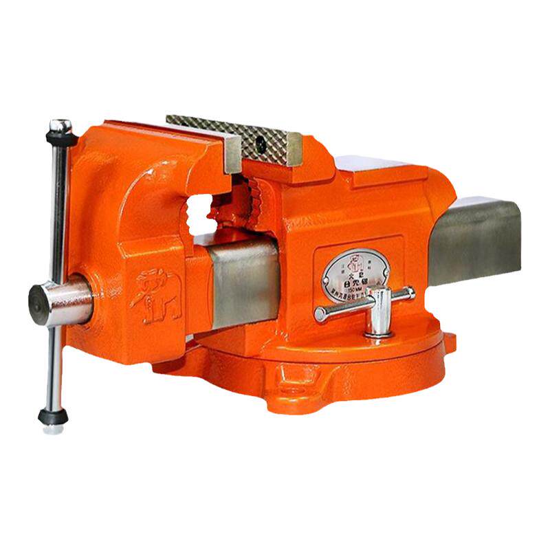 大象台虎钳重型球铁槽钢精密工业级虎钳超耐用工作台夹具