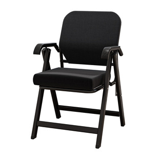 折叠椅子家用休闲靠背椅舒适久坐透气办公椅会议室护腰写字电脑椅