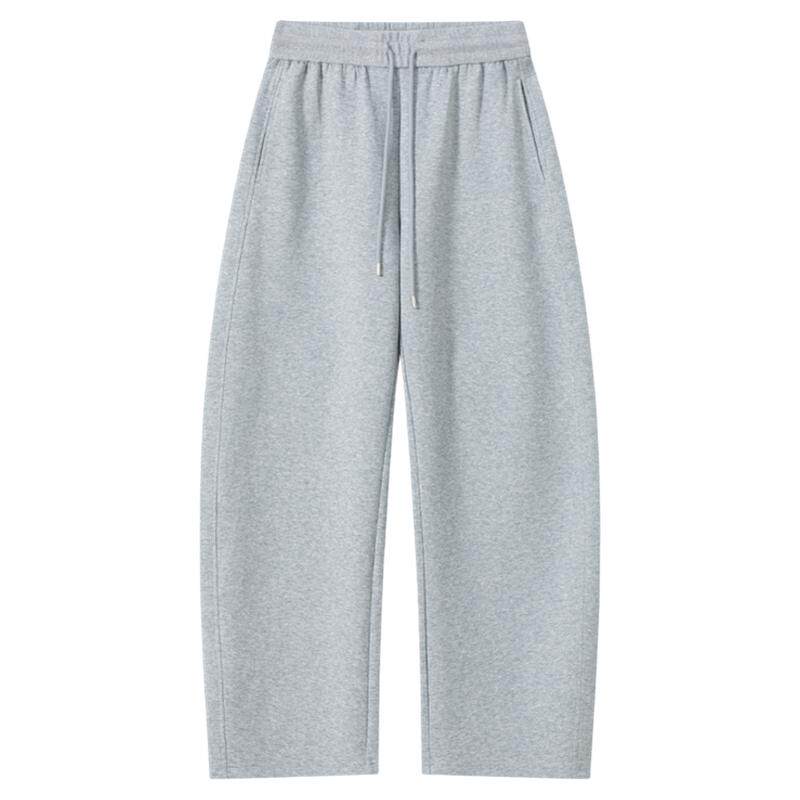 CLIMAX VISION软糯舒弹空气层慵懒弯刀长裤/结构立体线廓腿卫裤