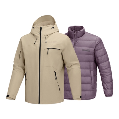 Skechers斯凯奇男子保暖防风运动休闲羽绒服外套P425M110/05F0