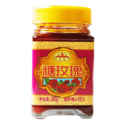 云峰300g早餐食用冰粉玫瑰花酱