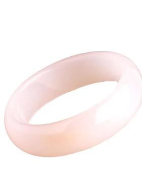 天然白玉髓手镯女加宽加厚复古风