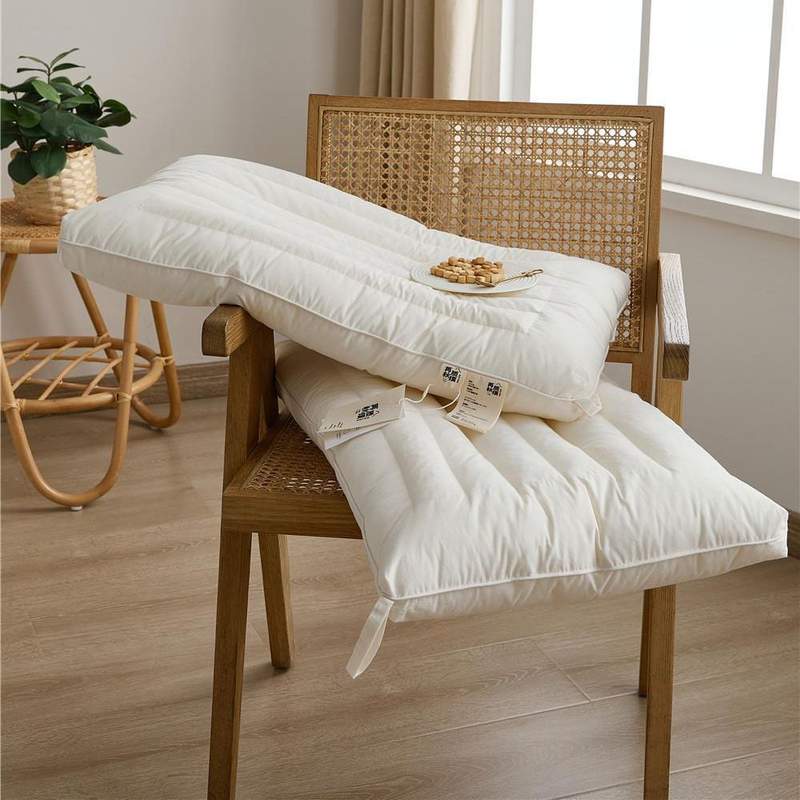 新科技PE软管枕芯减压颈睡眠吸湿枕头纯棉护透气助枕