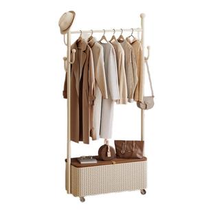 安居客衣帽架可移动2026晾衣架落地室内房间挂衣架子家用卧室衣服