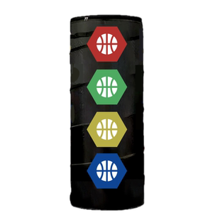 篮球训练障碍桶过人突破运球120CM辅助器材障碍物人墙训练折叠桶