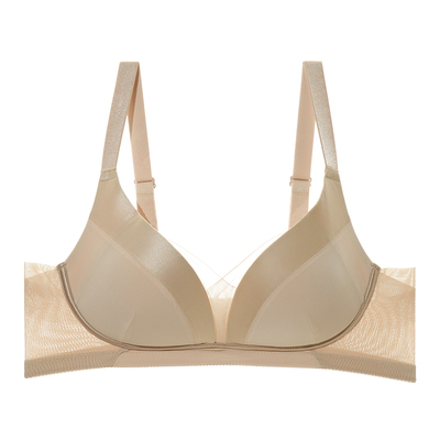 梧桐本色25春新品光面CD杯无钢圈薄模杯养护内衣霁白WN84209