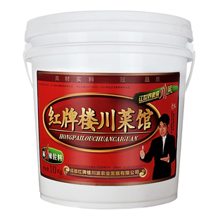 红牌楼川菜馆麻辣佐料火锅底料20斤大桶装商用四川烤鱼酱干锅调料