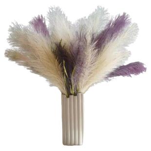 北欧INS网红仿真花芦苇假花轻奢家居装饰餐桌花瓶摆件毛绒花蒲苇
