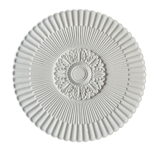 法式石膏灯盘直径55厘米75厘米欧式雕花圆盘天花装饰线条网红圆盘