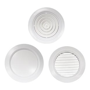 新风出风口风帽排风口风罩圆形换气通风口网罩百叶换气扇出风口罩