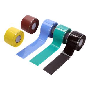 硅胶自粘带高压阻燃冷缩带阻燃硅橡胶水补漏水管堵漏缠防水绝缘