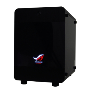 SKTC Q2铝壳铁架构机箱玻璃侧透迷你小钢炮ITX/uATX全新标配风扇