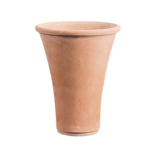 EV陶盆小蛮腰修长典雅透气透水不变色意大利进口经典白陶ins花盆