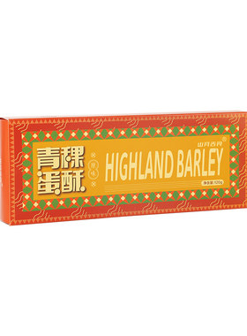 山月吉食青稞蛋酥120g/盒