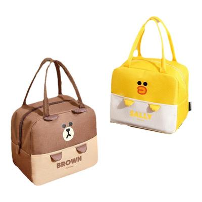 LINE联名饭盒手提袋子大容量饭包