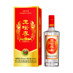 佳记玉坛春泸州酒厂直营高粱浓香白酒52度自饮口粮礼盒装无手提袋