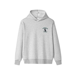 HLA/海澜之家panda wowo熊猫卫衣25秋冬新远红外加绒亲子款男