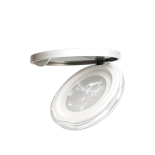 特薄！散粉盒空盒便携小黑胡椒散粉分装盒带粉扑弹力网仁美人带镜