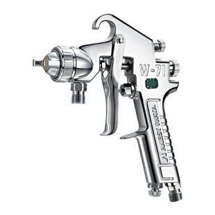 [原装进口]日本岩田W-71喷枪上下壶气动家具高雾化油漆喷漆枪w71