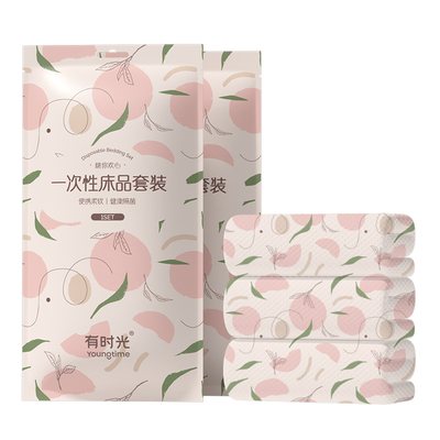 灭菌一次性床单四件套五层加厚棉