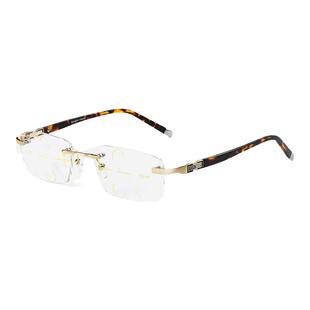 高清自动调度数老花眼镜渐进多焦点远近两用防疲劳老花镜高档正品