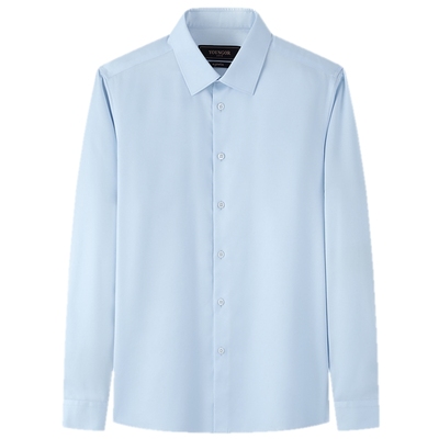 雅戈尔尖领长袖商务绅士衬衫