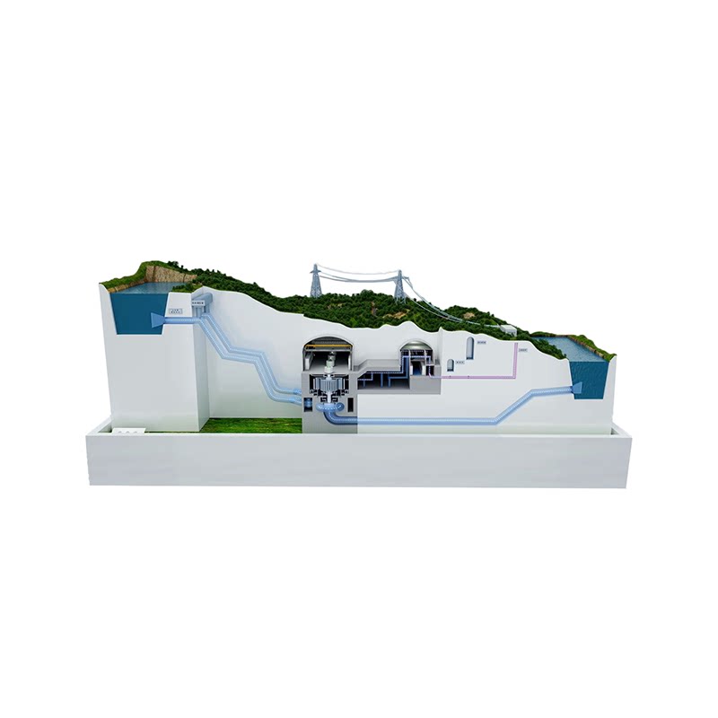 抽水蓄能水电站模型定制抽水蓄能机组水机模型定制水坝模型定做