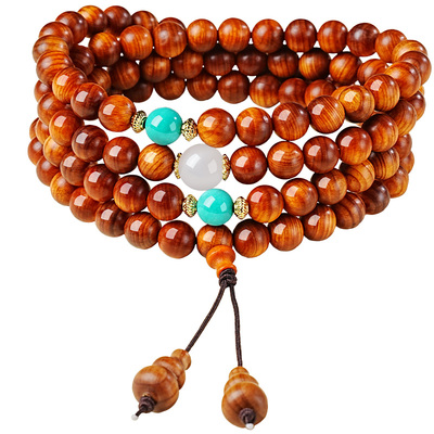 宫里上新正品天然崖柏108颗手串