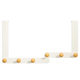 门后挂钩免打孔置物架强力承重挂衣架门上挂包架卧室挂衣钩高级感