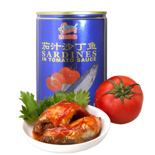 古龙茄汁沙丁鱼罐头425g福建番茄味食品即食下饭拌面熟食方便速食