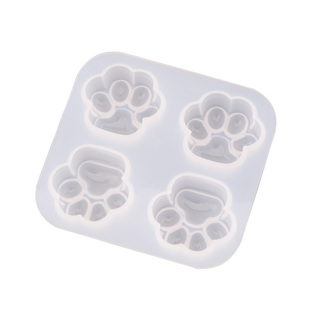 硅胶捏捏乐猫爪模具水晶滴胶ab胶环氧树脂胶模具脱模手工diy材料