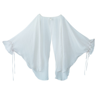 【林中拾梦】夏季多色遮阳防晒开衫女2026新款蝙蝠袖宽松轻薄外衫