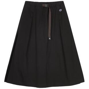 Champion半身裙女26夏季新款卡其a字中长裙休闲工装半裙裙子