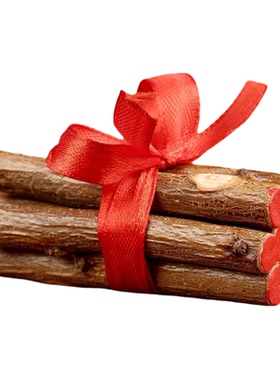 泰山桃木七根红绳压惊摆件不开裂