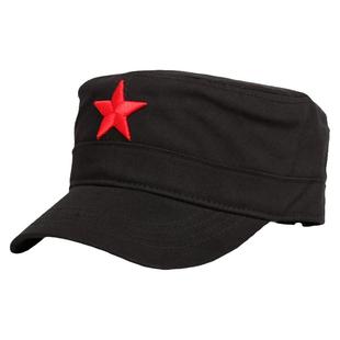 五角星平顶帽子男韩版潮防风遮阳帽硬汉帽个性鸭舌帽太阳帽子男