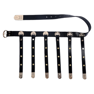 夏小承儿童蹀躞带男童汉服腰带圆领袍配饰唐装宋宝宝男孩古风革带