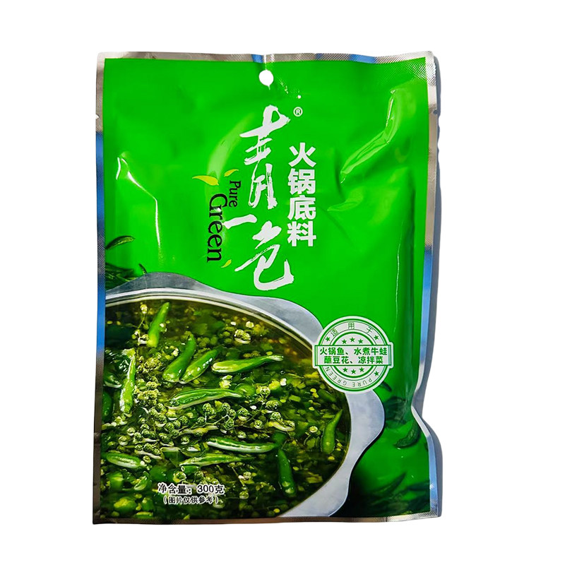 德庄中辣牛油火锅青一色清油