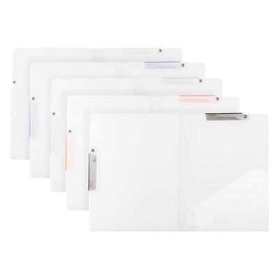 得力ppA3旋转抽杆夹试卷收纳夹