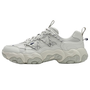 猫爪6代|FILA斐乐官方男鞋老爹鞋复古冬季新款鞋子黑色休闲运动鞋